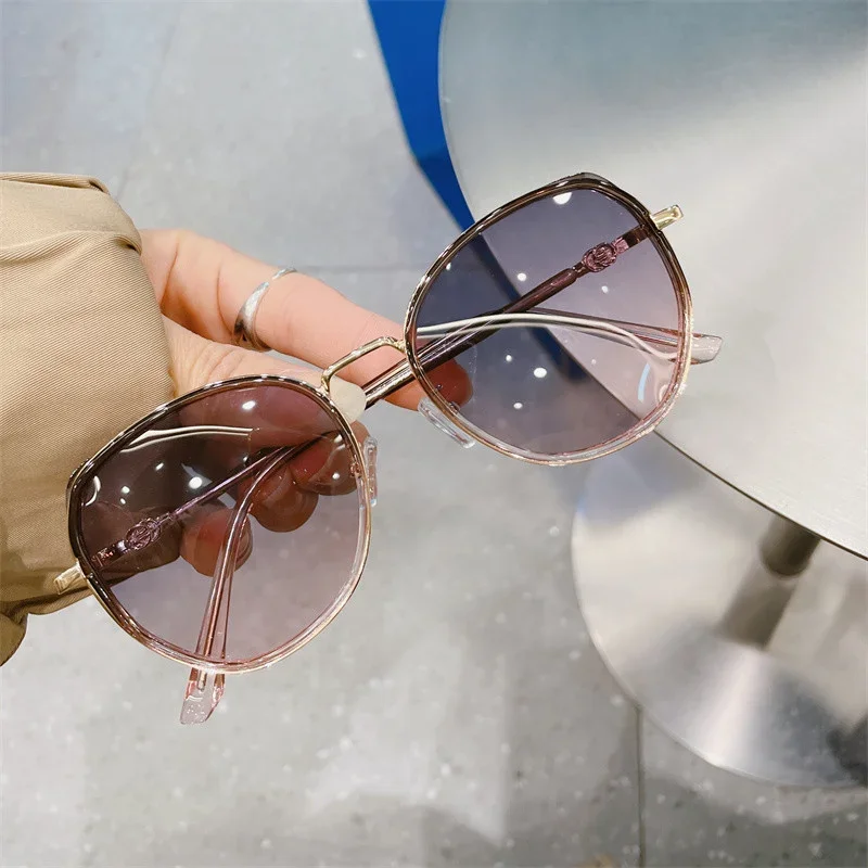 Градиентные Модни Поляризация Слънчеви очила, дамски Маркови и Дизайнерски Очила с високо качество, Нередовна Слънчеви очила за защита от слънцето на открито, UV очила