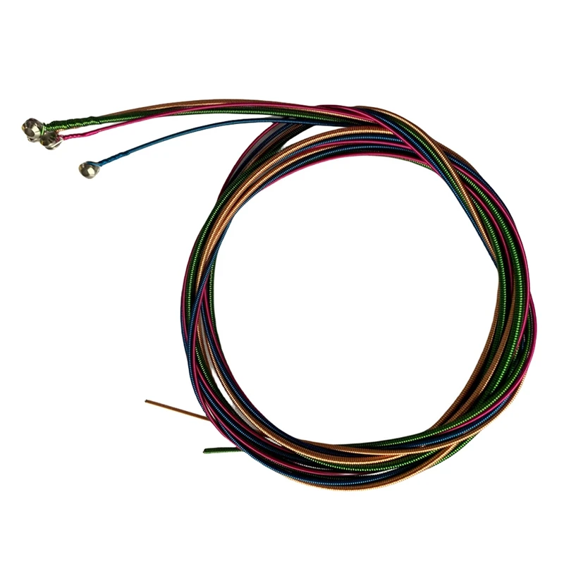 4-Струнен Набор от електрически отбелязва на струните на Китара Бас Струни Цветни Китарните Струни, Резервни Части, Аксесоари