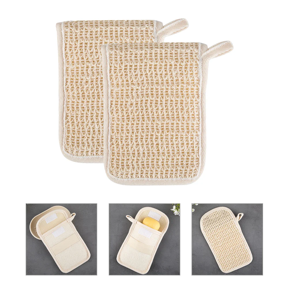 Удобни опаковки за сапуни, 2 елемента, Преносими Опаковки за сапуни, Мрежести торбички за сапун, аксесоари за сапун